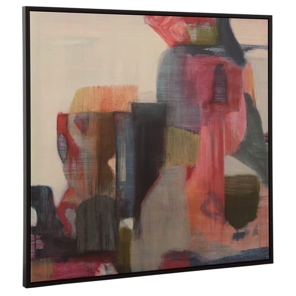 Uttermost Geranium And Ginger Abstract Art By Casagear Home Online Sale - Image 3