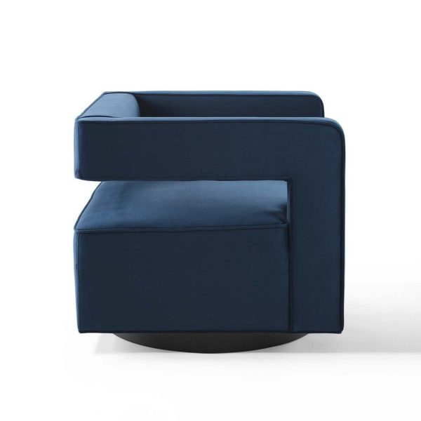 Modway Booth armchairs, Midnight Blue 31 x 29.5 x 26.5 Supply - Image 3