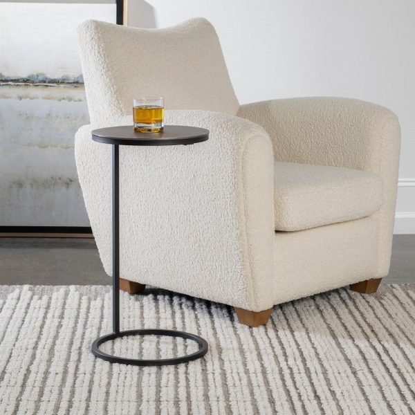 Uttermost Brunei Nickel Accent Drink Table By Casagear Home Fashion - Image 2